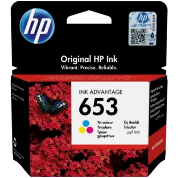 HP KRĀSU TINTES KASETNE NR.653/3YM74AE HP