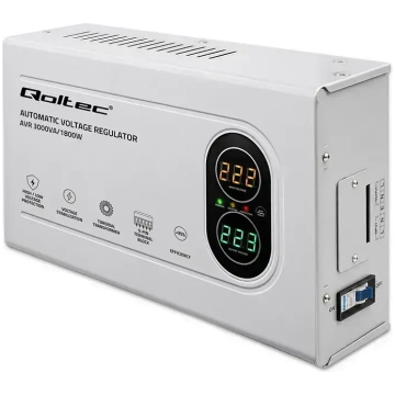 Qoltec Automātiskais sprieguma stabilizators AVR 3