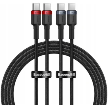Baseus Cafule USB-C / USB-C cable 100W 1 m - red-b