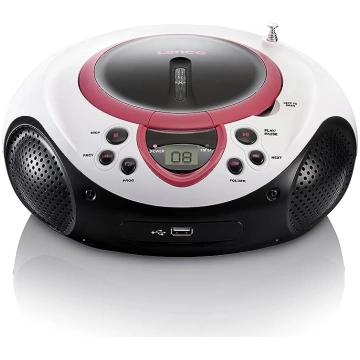 Lenco SCD-38 CD Boombox ar MP3/USB atskaņošanu un 