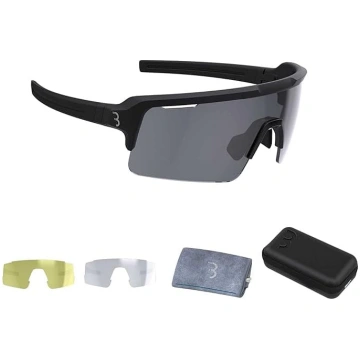BBB Cycling Fuse BSG-65 velosipēdu brilles ar 3 ma