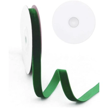 18 m samta lente 10 mm, mīksta luksusa samta lente