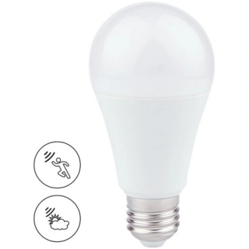 Led spuldze E27 6w 510lm 3000k ar kustības un krēs