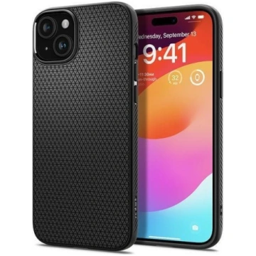 Spigen Liquid Air iPhone 15 Plus 6.7" black/matte 
