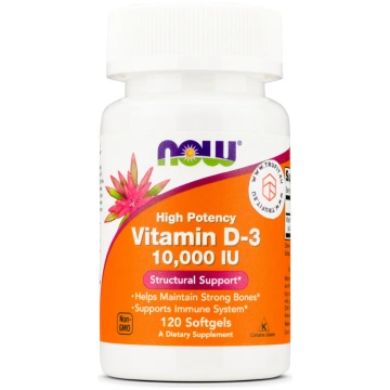 Vitamin D3 10000 IU Now Foods 120 kapsulas