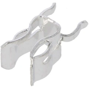 Fuse clips; THT; 5x20mm; 10A; Pitch: 3.86mm; silve