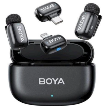 BOYA Mini 2-01 Lightning + USB-C Wireless Micropho