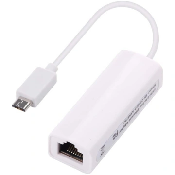 Micro USB–RJ45 Ethernet adapteris 10/100 Mbps, ātr