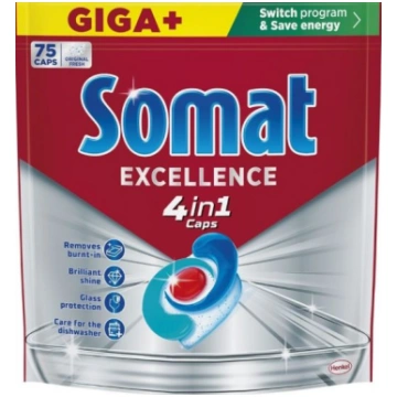 SOMAT Excellence 4in1 Tabletes trauku mazgājamām m