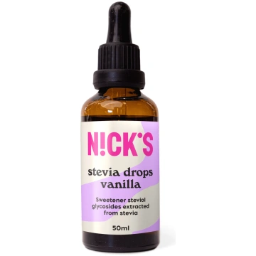 Vaniļas stevia pilieni 50 ml NICK'S