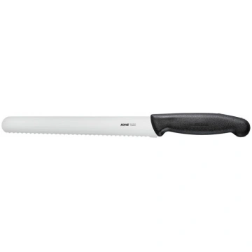 KOHE serrated knife, 211 mm, black
