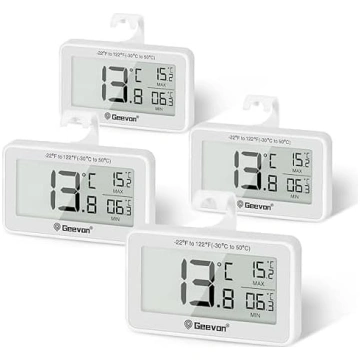 Digitālais mini ledusskapja termometrs, IP65 ūdens