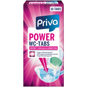 WC tabletes. Priva Power-Tabs Cena: 4.00 €
