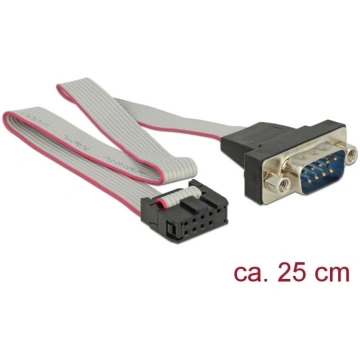 Delock Cable RS-232 Serial pin header female to DB