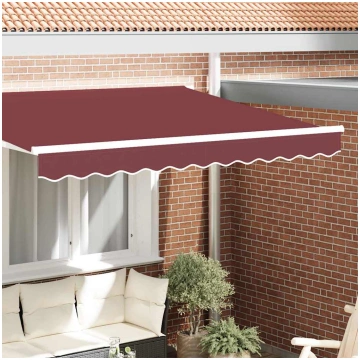 Apgaismojošs valance burgundija 2.3 x 0.2 m audekl