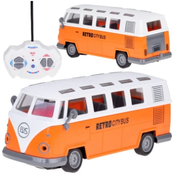 Rc autobuss City Car Retro, 1:30, oranža krās