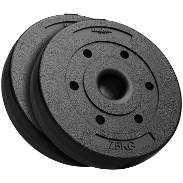 Set of bitumen weights 2x7.5kg, hole 51mm - for Ol