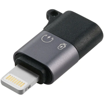 MicroConnect USB-C Lightning Adapter, Silver MC-US