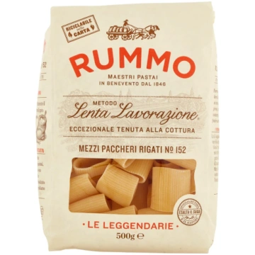 Makaroni RUMMO Mezzi Paccheri Rigati N°152, 500g