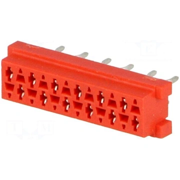 Micro-MaTch | socket | female | PIN: 12 | THT | on