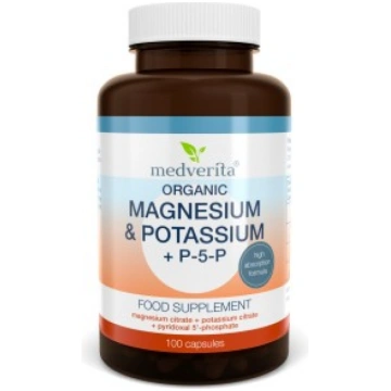 Magnesium & Potassium Citrate + B6 Medverita 100 c