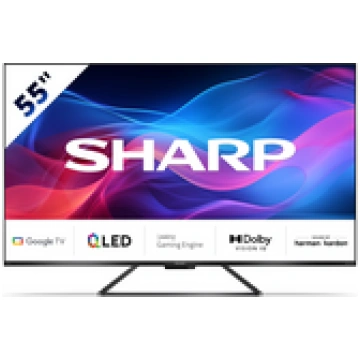 Sharp 55" UHD QLED Google TV 55GR8265E