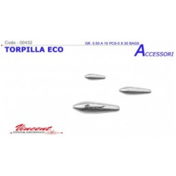 Vincent torpilla piombo eco gr 5,00