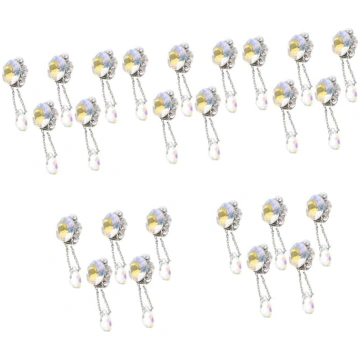 minkissy 5 Sätze Anhänger Maniküre Nailart-strasss