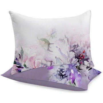Segas pārvalks Rustilė Violet Bloom 6115, balta kr