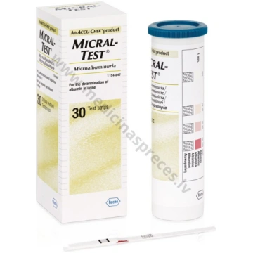Teststrēmeles Micral-Test Iepakojumā 30 teststrēme