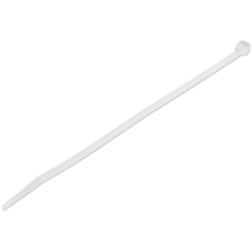 STARTECH 100 PACK 8 CABLE TIES -WHITE NYLON ZIP TI