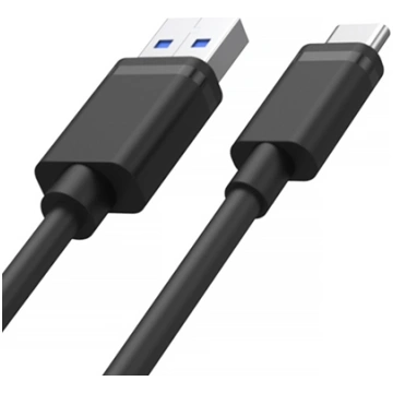 UNITEK USB CABLE USB-A — USB-C 25CM, Y-C480BK BEDE