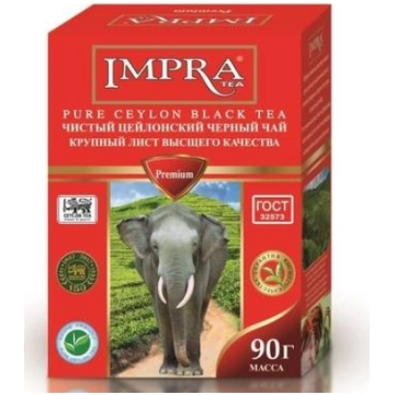 Impra PURE CEYLON BLACK TEA PREMIUM beramā lielo l