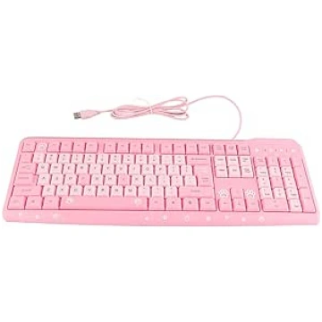 Dioche Rozā tastatūra Universāla tastatūra ar 130