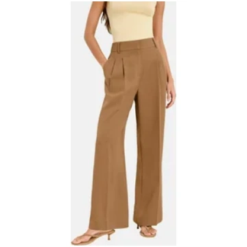PETITE FIT - PREMIUM WIDE LEG TROUSERS . - Auduma 