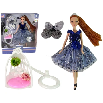 Lelle ar aksesuāriem Lean Toys Emily ar šūpolēm, 3