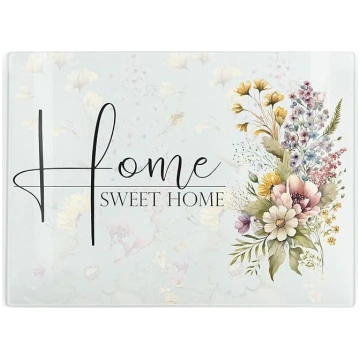 Home Sweet Home Stikla darba virsmas glābējs Liels