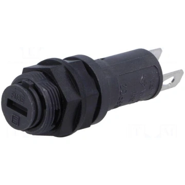 Fuse holder | cylindrical fuses | 5x20mm | 10A | M