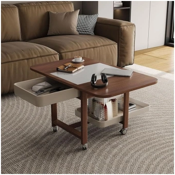 Coffee Table with Lifting Top and Storage Space, F
