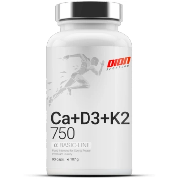 Ca-D3-K2 750 Vit. D3 & K2 + Calcium DION SPORTLAB