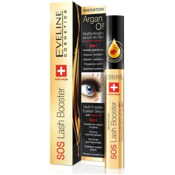 Skropstu serums Eveline SOS Lash Booster, 10 ml, c