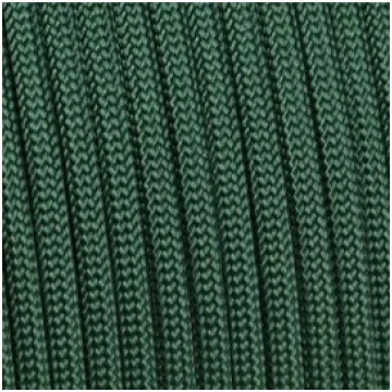 Paracord 550 basic verde scuro 4 mm - 100 mt