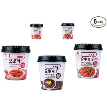 bick.shop® 5 Topokki Mix Yopokki rīsu kūka Korejas