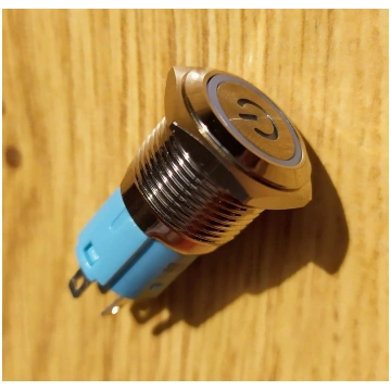 16mm 5V 12V 24V 220V Illuminated Metal Push Button