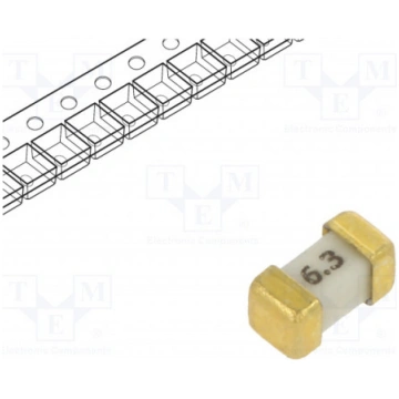045806.3DR; Fuse: fuse; quick blow; 6.3A; 75V; SMD