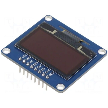 Display: OLED | 1.3" | 128x64 | 40.5x37.5mm | blue