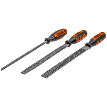 Skrāpjvīļu komplekts 200mm 3gab/iep., FASTER TOOLS