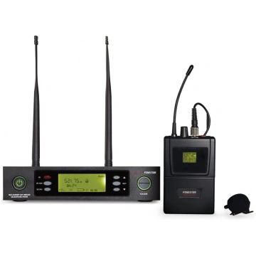Microfono wireless uhf singolo, con trasmettitore 