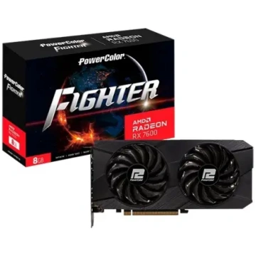 PowerColor Fighter RX7600 8G-F grafikas karte VGAP