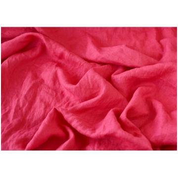 Audums "Bright Crimson" ar burzījuma efektu (stone